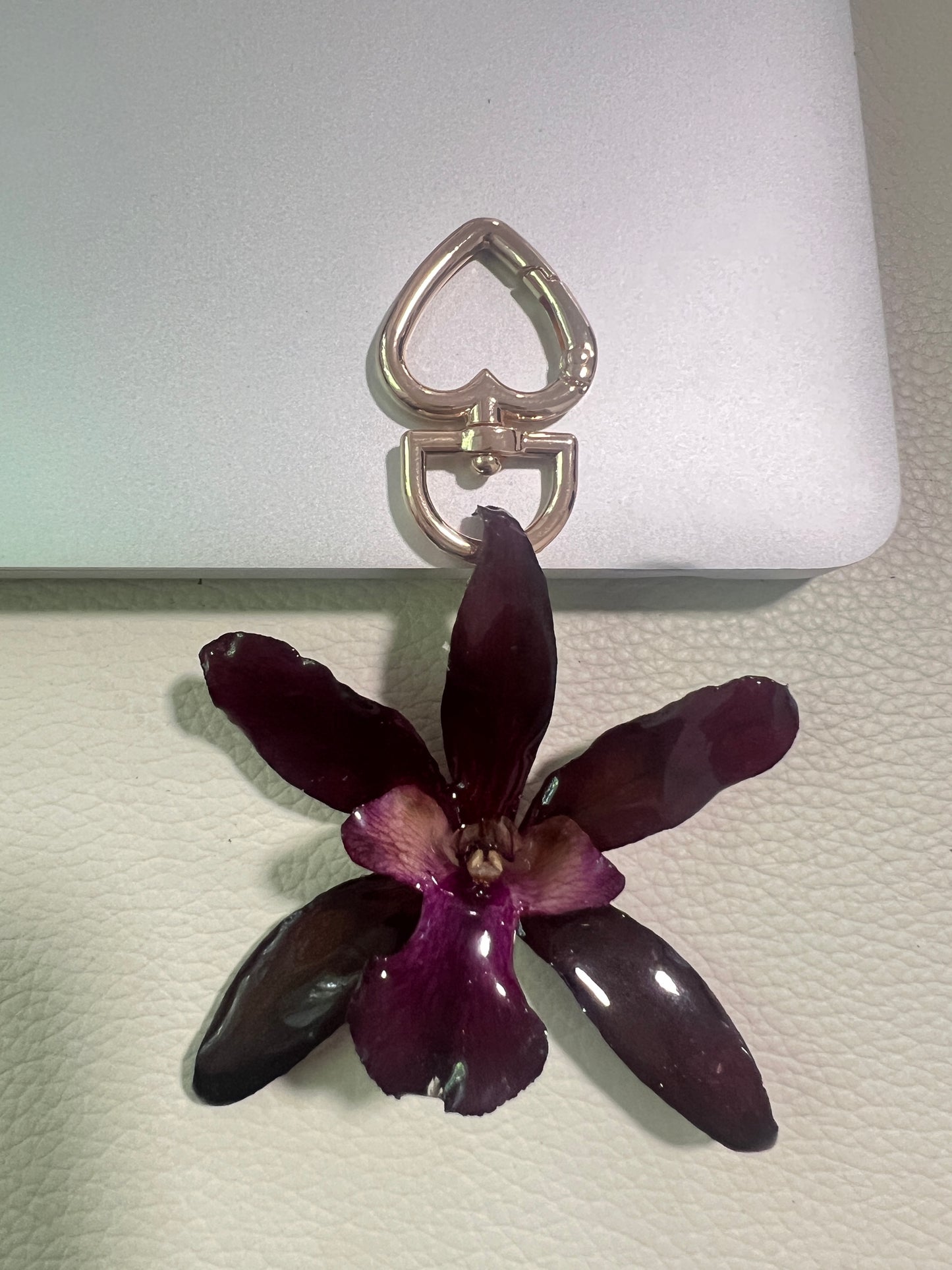 Handbag accessories & Burgundy Orchid