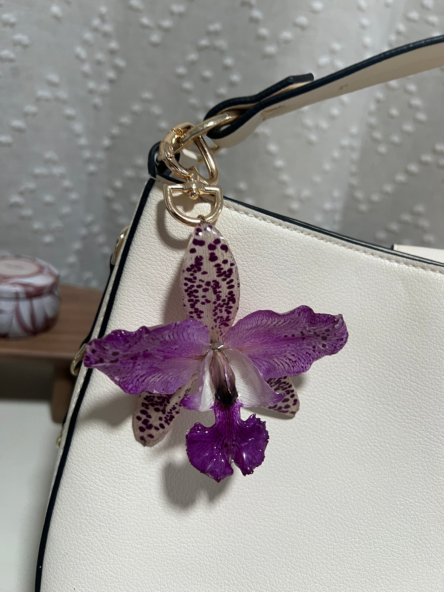 Handbag accessories & Leopard Orchid
