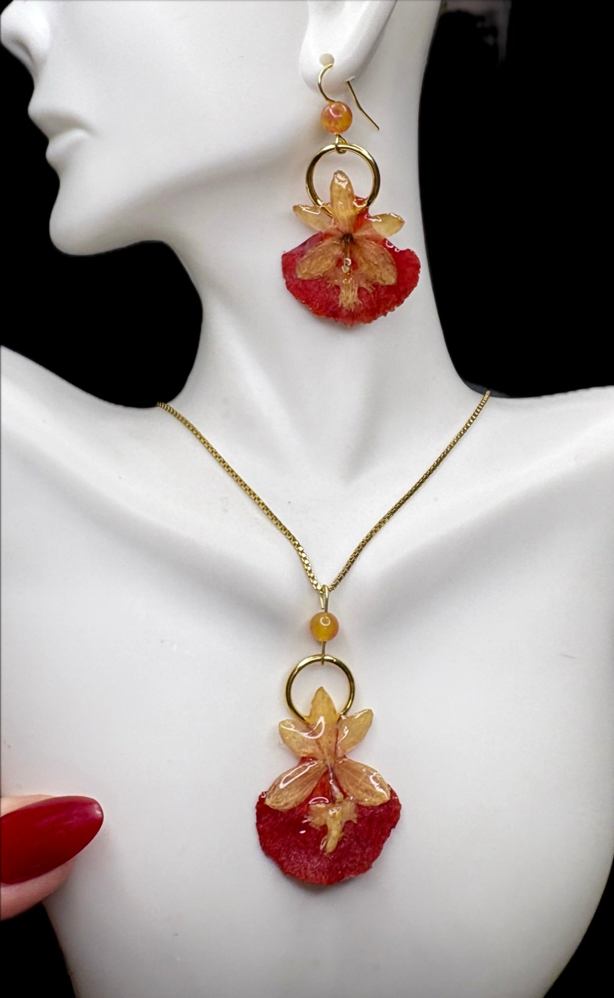 Mini Orchid & flamboyant Set